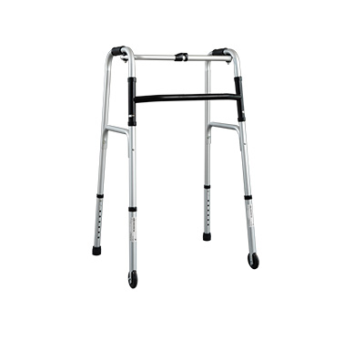 Deambulatore Fisso Push Button con Ruote Fisse