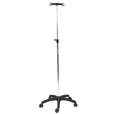 Asta porta flebo con ruote