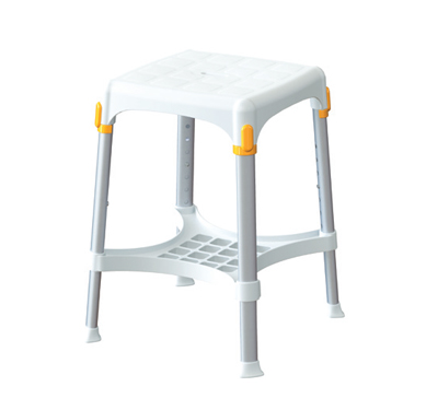 Sgabello quadrato con vassoio